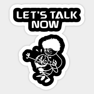 let's talk now in sport fight Sticker